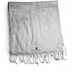 Swarovski Elegant Gray woman’s scarf